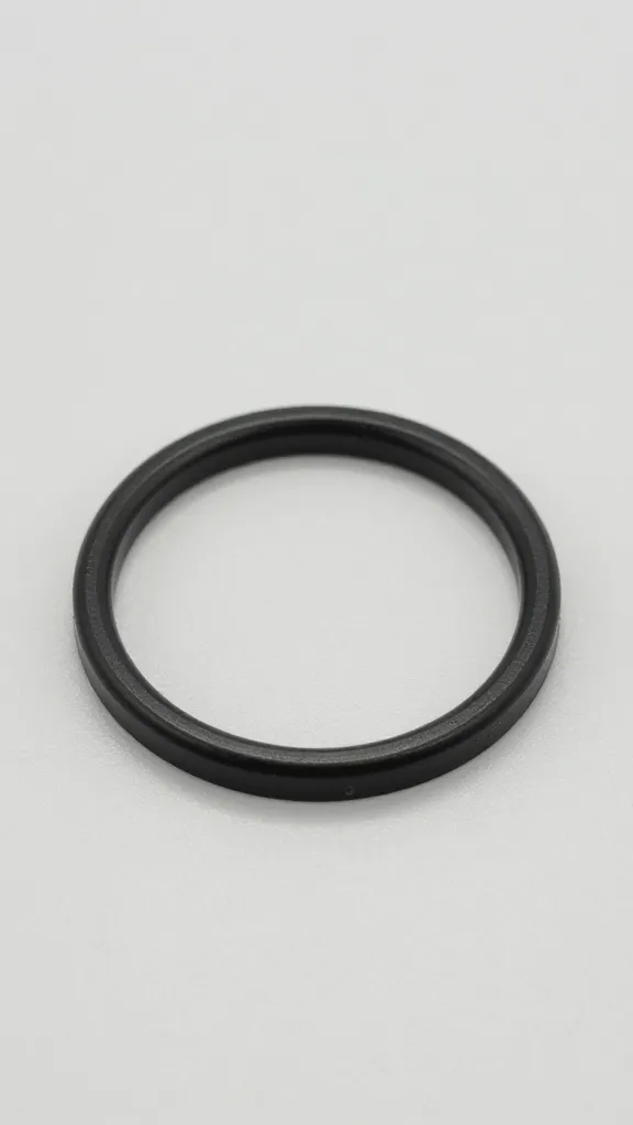 pressure cooker gasket ring inspected on clean countertop closeup
