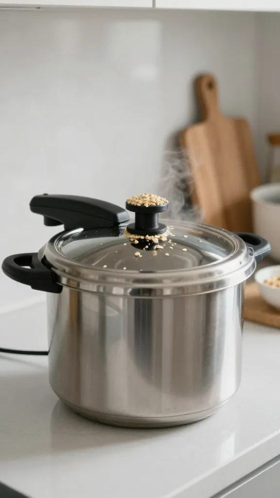 Food Particles Stuck in the Steam Release Valve